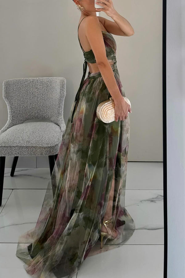 MAEVA | Vestido largo de gasa