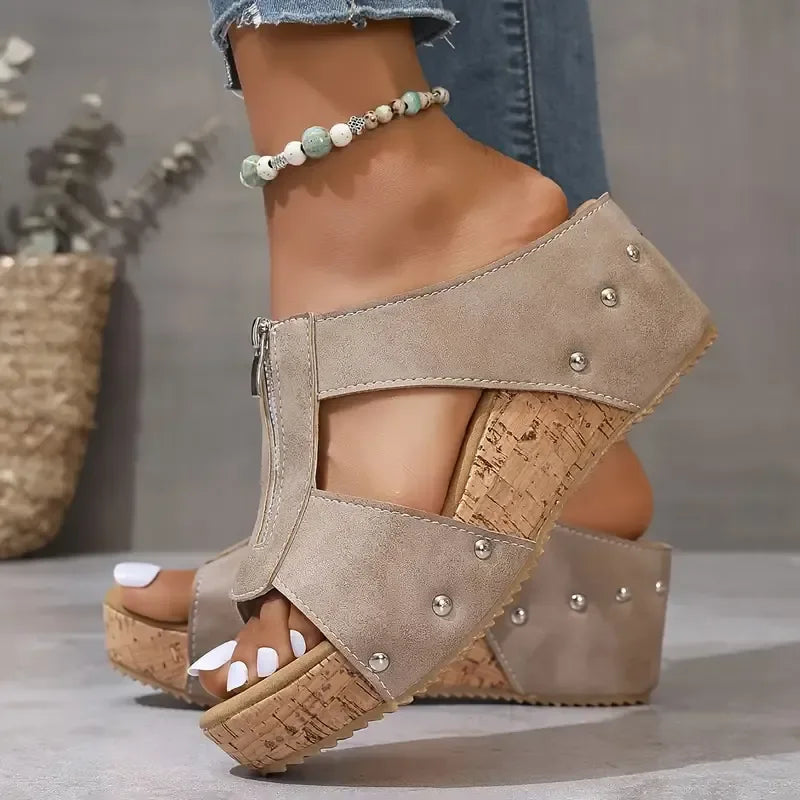 ORIENNE™ | Sandalias Ortopédicas de Cuña Cómoda