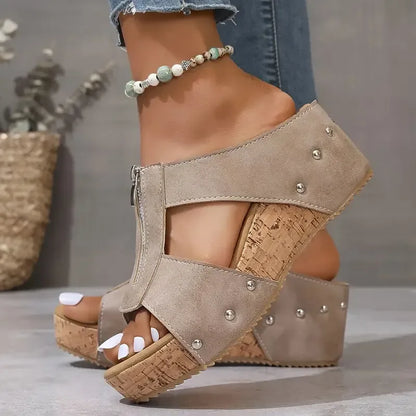 ORIENNE™ | Sandalias Ortopédicas de Cuña Cómoda