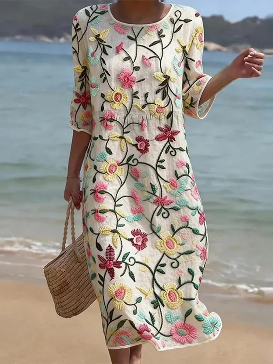 VERA | Vestido Floral Elegante