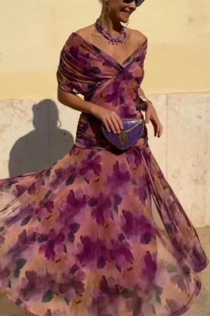 ISABELA | Vestido Elegante Lago de Fiesta con Escote en V