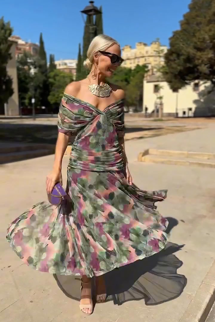 ISABELA | Vestido Elegante Lago de Fiesta con Escote en V