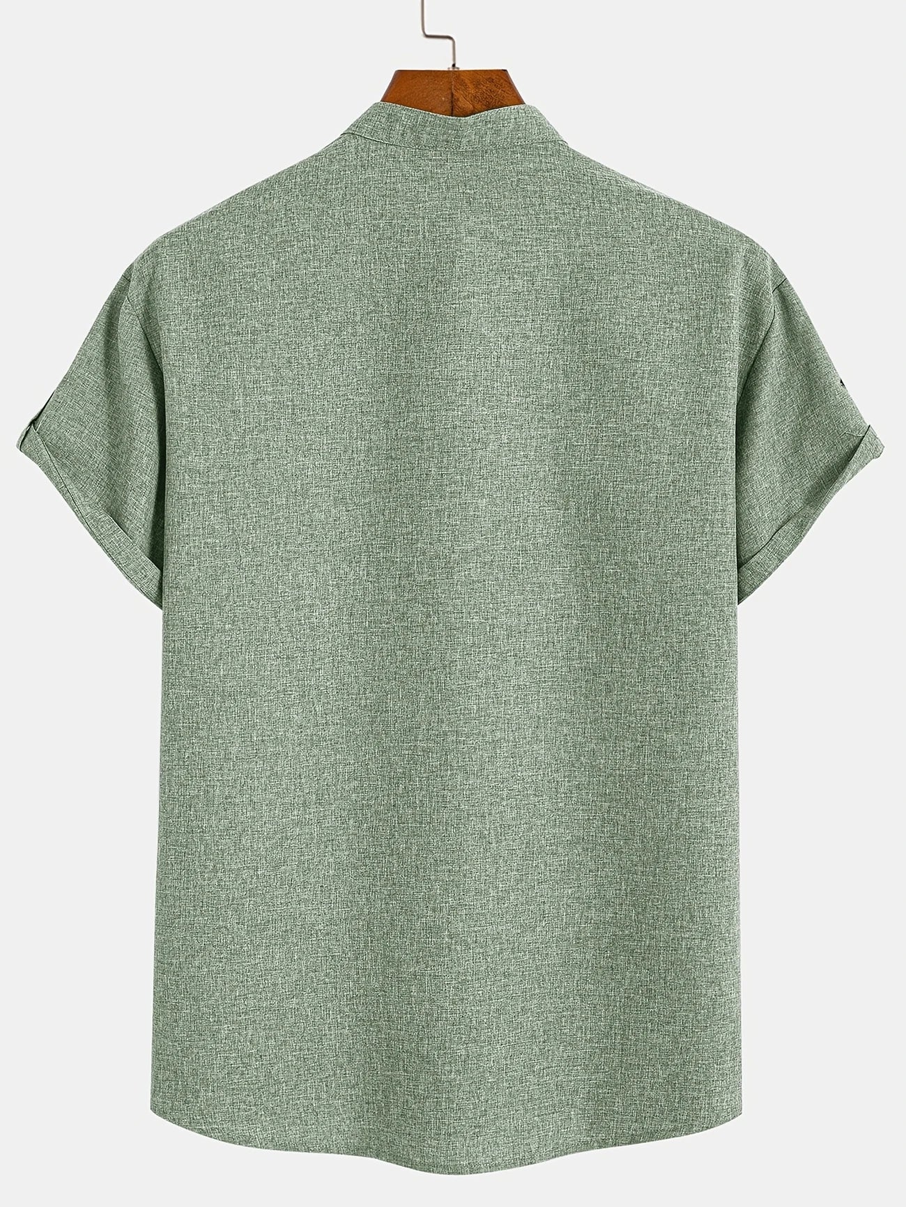 ORIENNE™ | Camisa Elegante de Manga Corta con Cuello Alto