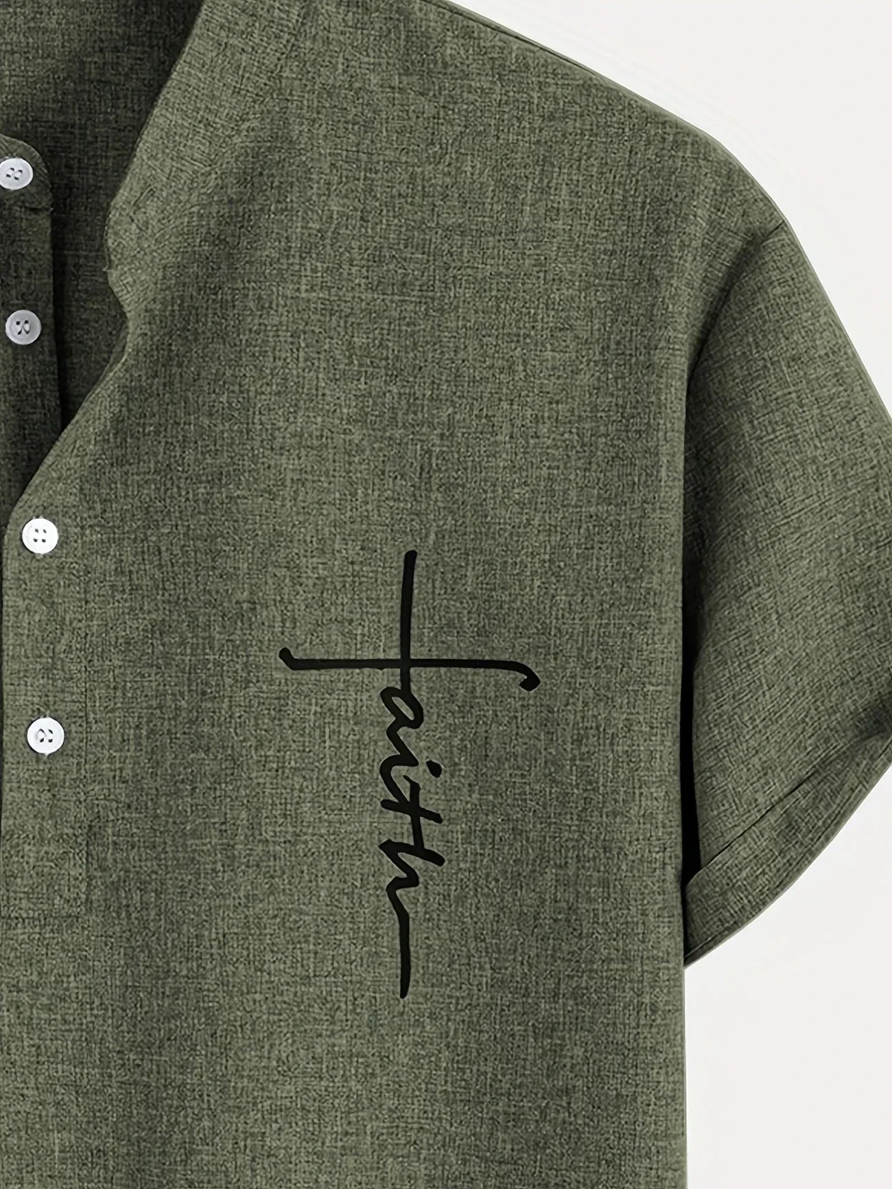 ORIENNE™ | Camisa Elegante de Manga Corta con Cuello Alto