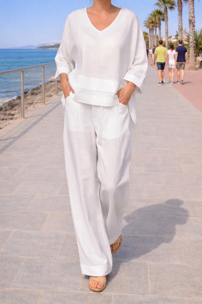 LUNA | Conjunto Palazzo Transpirable de Verano