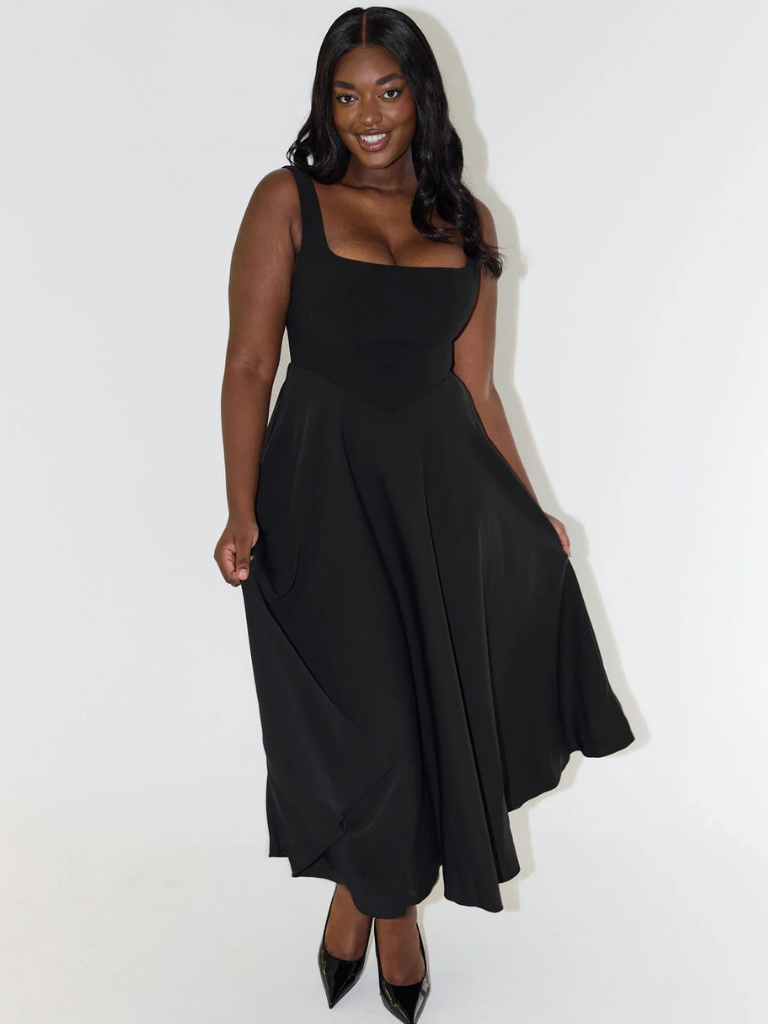 NOIRE | Vestido Midi Elegante