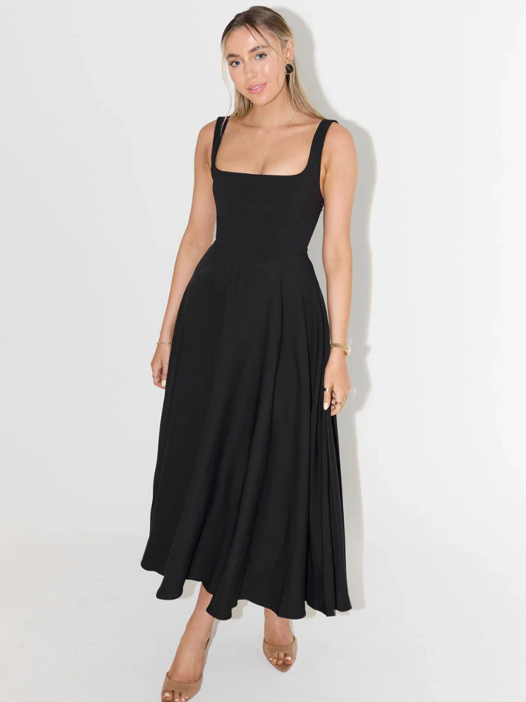 NOIRE | Vestido Midi Elegante