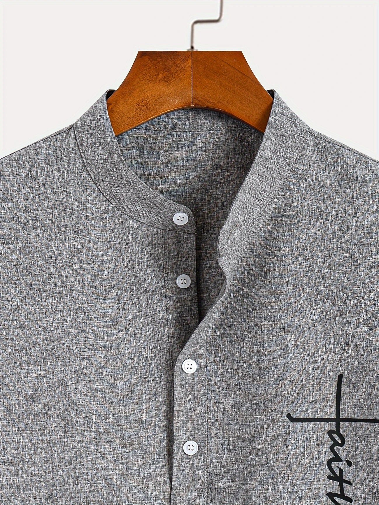 ORIENNE™ | Camisa Elegante de Manga Corta con Cuello Alto