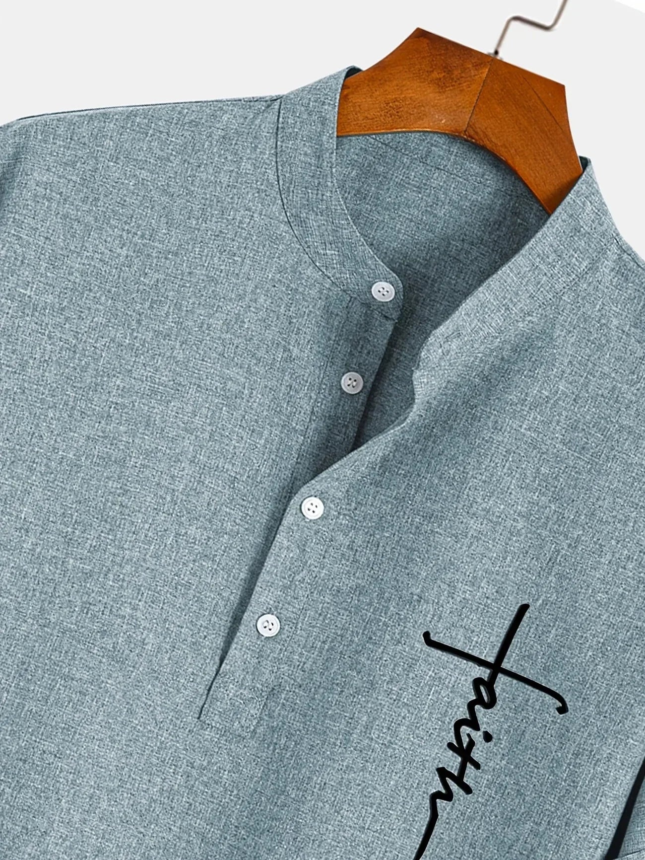 ORIENNE™ | Camisa Elegante de Manga Corta con Cuello Alto