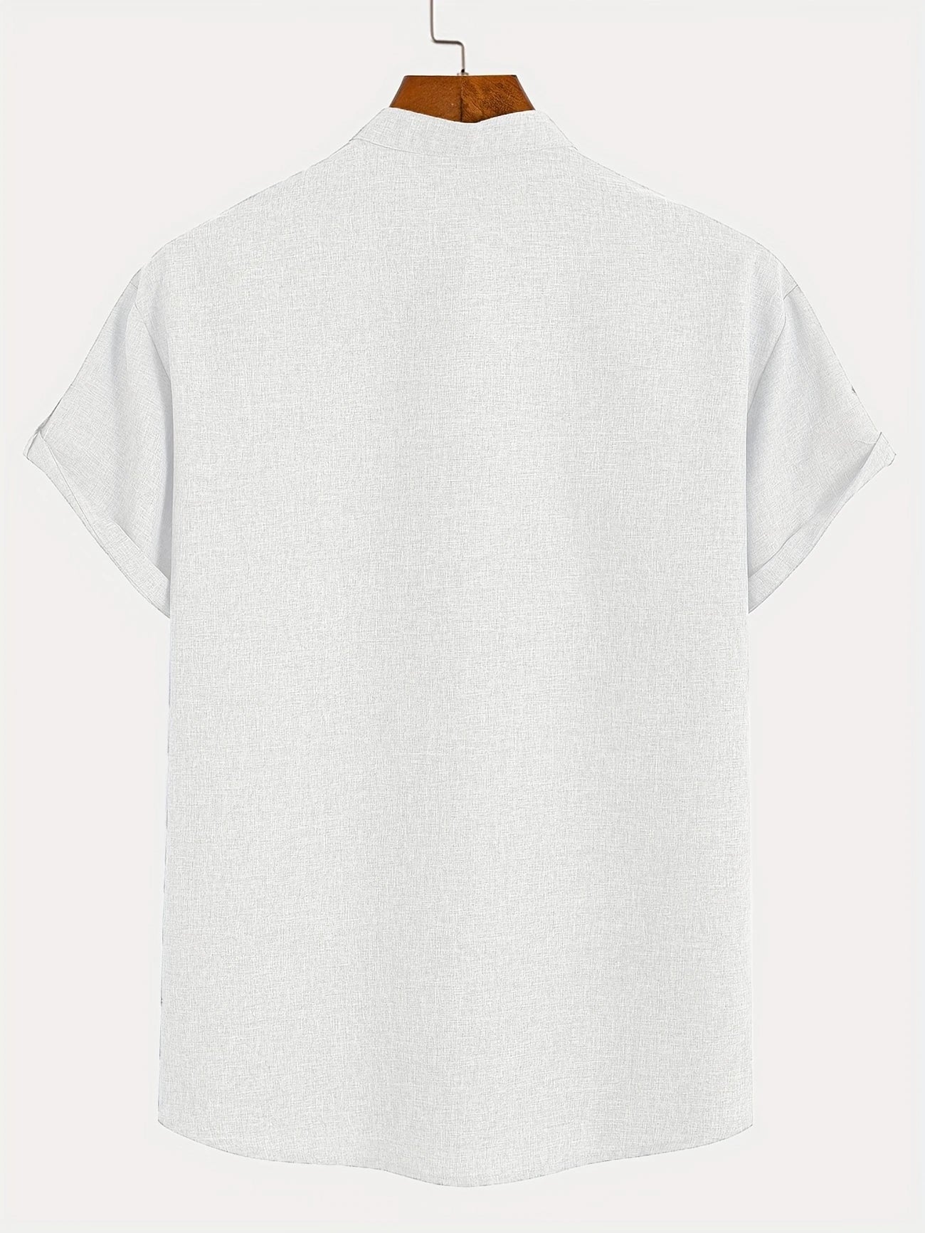 ORIENNE™ | Camisa Elegante de Manga Corta con Cuello Alto