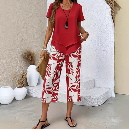 ORIENNE™ | Conjunto Casual Túnica con Pantalón de Pierna Ancha